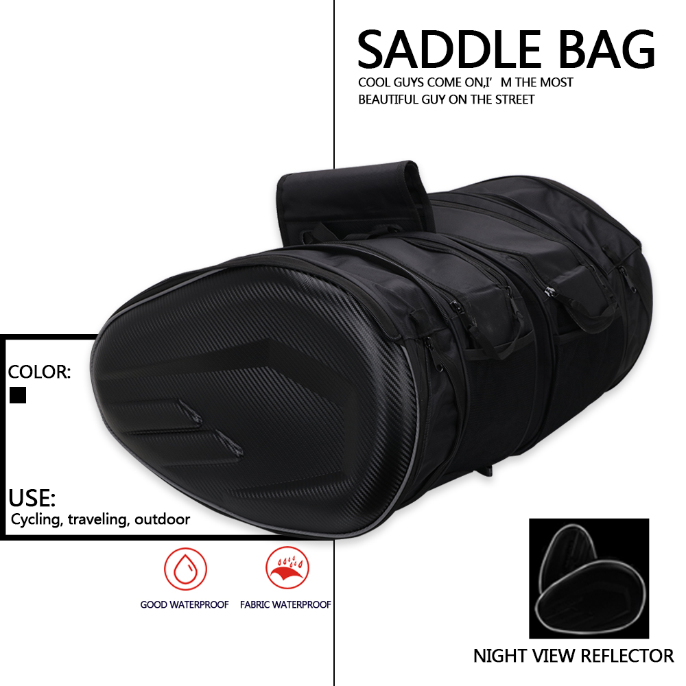 Panniers Waterproof Rear - Motortas Zijtas voor achterbank Waterdicht Grote