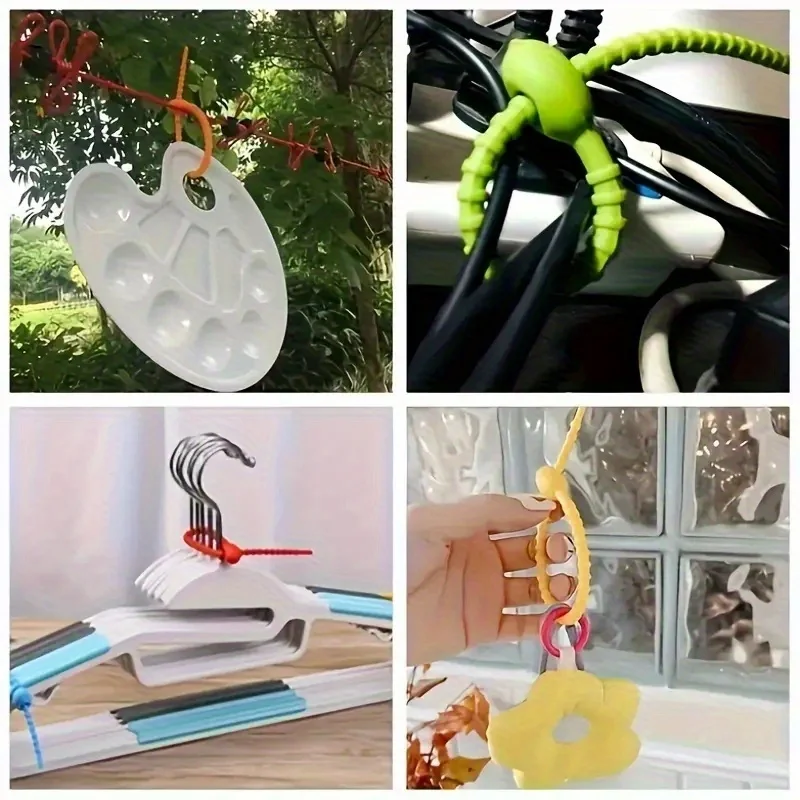 10 stuks siliconen kabelbinder - Cable Lock Flexible recensie en prijs
