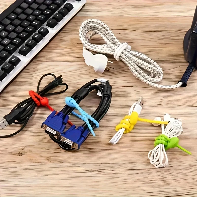 10 stuks siliconen kabelbinder - Cable Lock Flexible recensie en prijs
