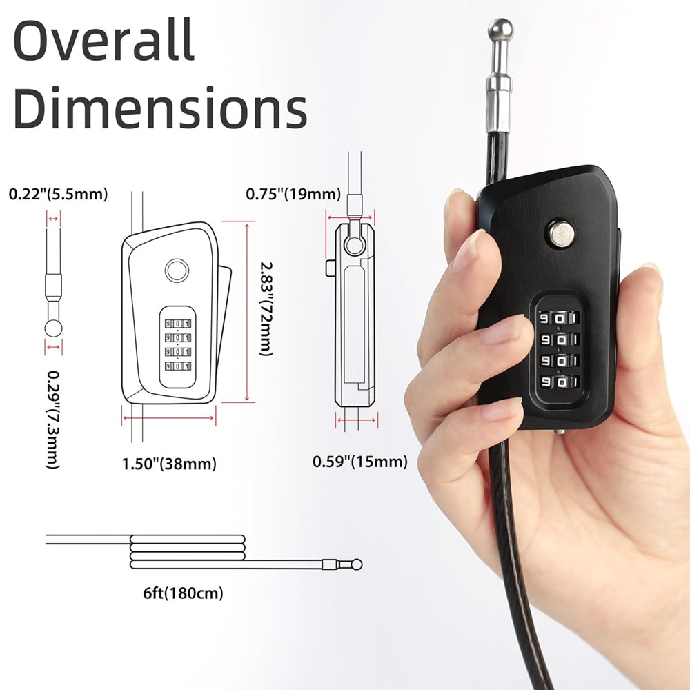 Python Kabelslot voor Fiets, S - Cable Lock Flexible recensie en prijs