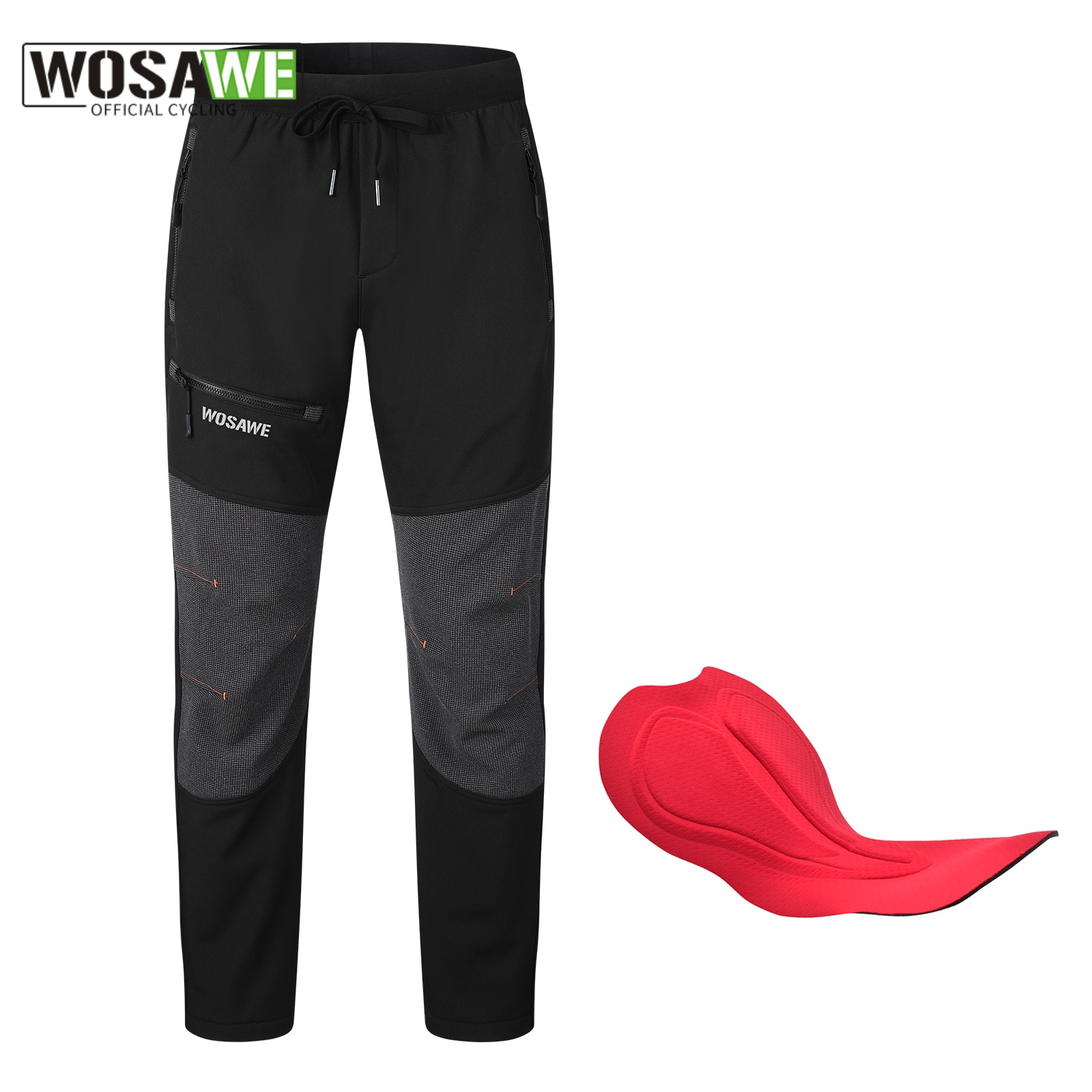 WOSAWE Heren gevoerde fietsbro - Cycling Commute Pants recensie en prijs